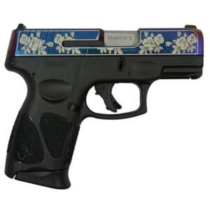 TAURUS G3C "GUNS & ROSES ENGRAVED" MONGOOSE PURPLE 9MM 3.2" BARREL 12-ROUNDS