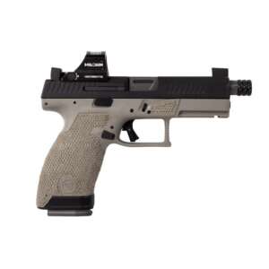 THE GUN CO CUSTOM CZ P-10 COMPACT TYPE 1 URBAN BATTLE GRAY 9MM 4.61" 15 RD WITH HOLOSUN REFLEX SIGHT