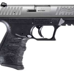 WALTHER CCP M2+ CARRY BLACK / SILVER 9MM 3.54" BARREL 8-ROUNDS