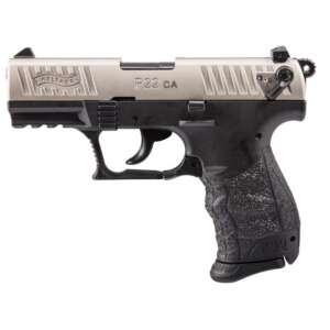WALTHER P22 22LR NICKEL 3.42" BARREL 10 ROUNDS