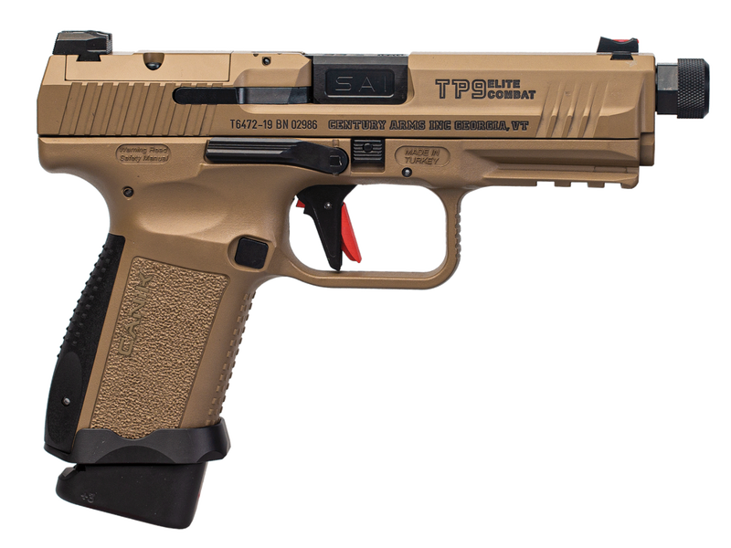 CANIK TP9 ELITE COMBAT FLAT DARK EARTH 9MM 4.7" BARREL 18-ROUNDS