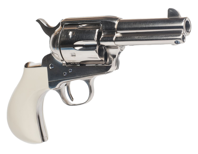 CIMARRON FIREARMS DOC HOLLIDAY THUNDERER NICKEL .45 COLT 3.5" BARREL 6-ROUNDS