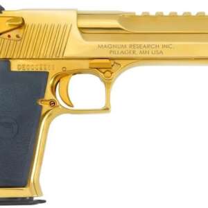 MAGNUM RESEARCH DESERT EAGLE MARK XIX GOLD .50 AE 6" BARREL 7-ROUNDS