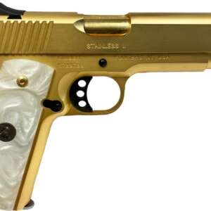 KIMBER STAINLESS II 24 CARAT GOLD GOLD / WHITE PEARL .45 ACP 5" BARREL 7-ROUNDS EXCLUSIVE