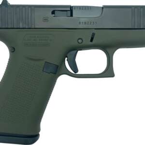 GLOCK 43X OD GREEN 9MM 3.4" BARREL 10-ROUNDS GRABAGUN EXCLUSIVE
