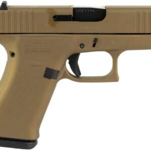 GLOCK 43X BURNT BRONZE 9MM 3.4" BARREL 10-ROUNDS