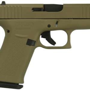 GLOCK 43X FLAT DARK EARTH 9MM 3.4" BARREL 10-ROUNDS FIXED SIGHTS