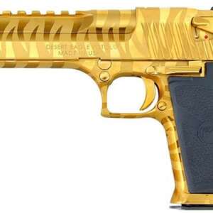 MAGNUM RESEARCH DESERT EAGLE MK19 GOLD TIGER STRIPES .44 MAG 6" BARREL 8-ROUNDS