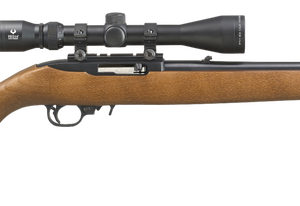 RUGER 10/22 CARBINE WOOD .22 LR 18.5" BARREL 10-ROUNDS 3-9X40MM SCOPE