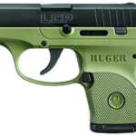 RUGER LCP OD GREEN .380 ACP 2.75" BARREL 6-ROUNDS