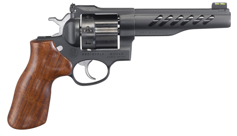 RUGER SUPER GP100 .357 MAG 5.5" BARREL 8-ROUNDS HARDWOOD GRIPS