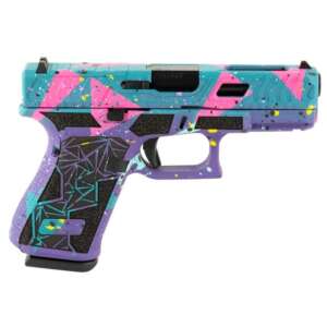 GLOCK 19 GEN5 CUSTOM "80'S DAY" PURPLE 9MM 4.02" BARREL 15-ROUNDS