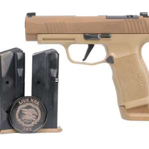 SIG SAUER P365 XL NRA COYOTE TAN 9MM 3.7" BARREL 17-ROUNDS