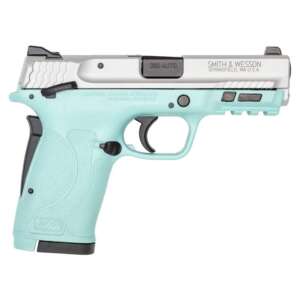 SMITH AND WESSON M&P 380 SHIELD EZ M2.0 ROBIN'S EGG BLUE .380 ACP 3.7" BARREL 8-ROUNDS MANUAL SAFETY