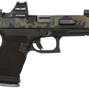 THE GUN CO LVL-1 CUSTOM GLOCK 19 - URBAN CAMO 9MM 4.02-INCH 15RDS - WITH HOLOSUN REFLEX RED DOT