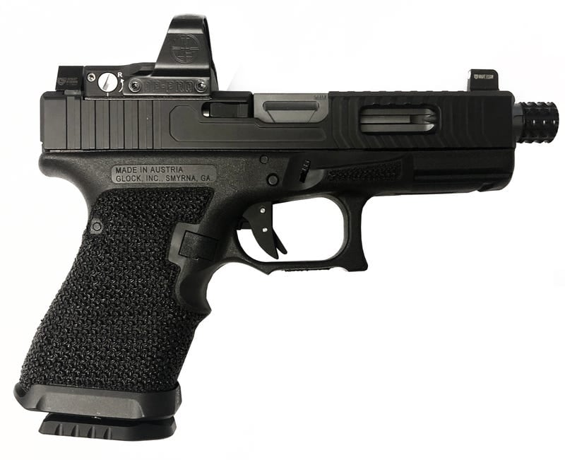 THE GUN CO LVL-1 CUSTOM GLOCK G19 GEN4 9MM 4.02-INCH 15RDS - HOLOSUN REFLEX RED DOT
