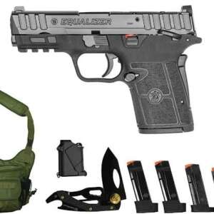 SMITH AND WESSON EQUALIZER BLACK 9MM 3.6" BARREL 15-ROUNDS WITH BUG OUT BAG AND MULTI-TOOL