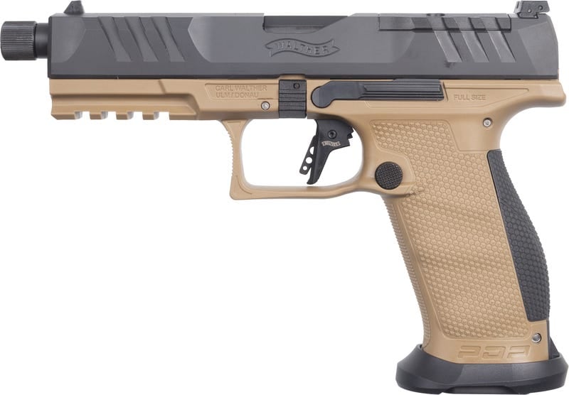 WALTHER PDP PRO FLAT DARK EARTH 9MM 5.7" BARREL 18-ROUNDS OPTICS READY - Image 2