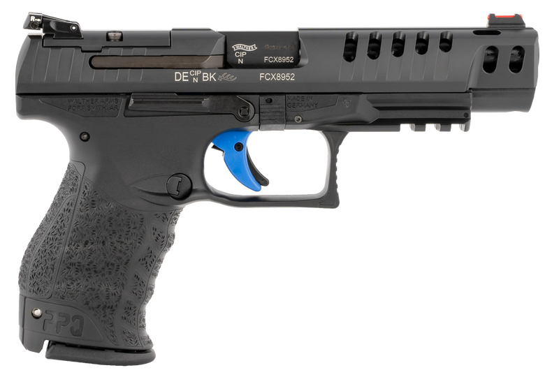 WALTHER PPQ M2 Q5 MATCH 9MM 5" BARREL 15-ROUNDS FIBER OPTIC FRONT SIGHT