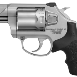 Diamondback SDR 357 Magnum/38 Special, 2" Barrel, Stainless Steel, Black Hogue Rubber Grip, 6rd