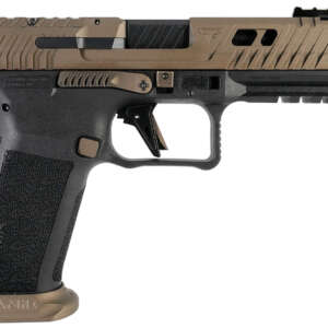 Canik TTI Combat 9mm, 4.6" Ported Barrel, Burnt Bronze Cerakote, Optic Ready, 18rd Canik