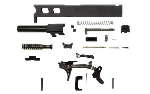 Glock® 43 Compatible Pistol Build Kit w/ Black Elite Slide