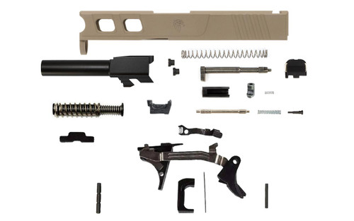 Glock® 43 Compatible Pistol Build Kit w/ FDE Elite Slide