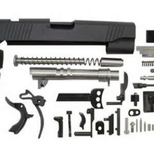 9mm 1911 Parts Kit - 5" Anodized with Government-Length Black Slide