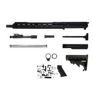 .223 Wylde AR 15 Rifle Kit - 16" Parkerized Barrel, 1:8 Twist Rate with 15" M-Lok Handguard