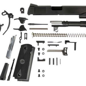 45 ACP / 5" Government Parkerized Black Slide 1911 Parts Kit