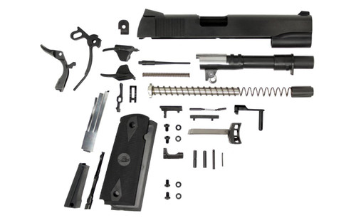 45 ACP / 5" Government Parkerized Black Slide 1911 Parts Kit