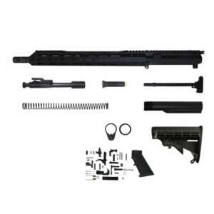 5.56 AR 15 Rifle Kit - 16" Parkerized Barrel, 1:8 Twist Rate with 15" M-Lok Handguard