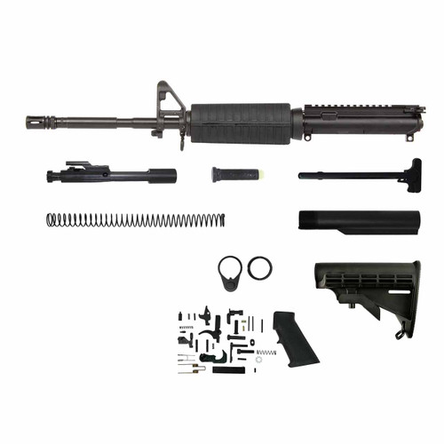 5.56 AR 15 Rifle Kit - 16" Phosphate Barrel 1:7 Twist Rate with Classic A2 Handguard