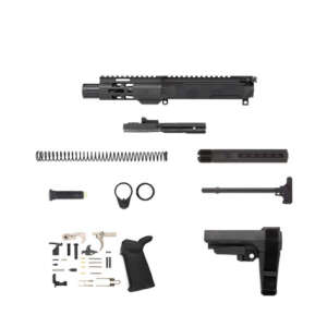 AR9 Pistol Kit - 4" Nitride Barrel, 1:10 Twist Rate with 5" M-Lok Handguard