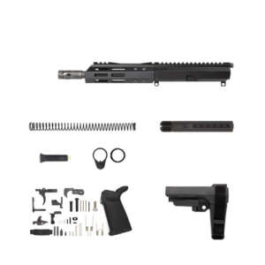 .300 Blackout AR 15 Pistol Kit - 7.5" Parkerized Heavy Barrel, 1:8 Twist Rate with 6.5" MLOK Handguard