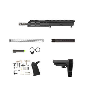 AR9 Pistol Kit - 7.5" Parkerized Heavy Barrel, 1:10 Twist, 6.5" MLOK Handguard