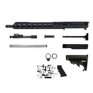 9mm AR 15 Rifle Kit - 16" Parkerized M4 Barrel, 1:10 Twist Rate with 15" M-Lok Handguard