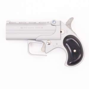 OLD WEST DERRINGER BIG BORE SATIN/BLACK GRIPS DERRINGER