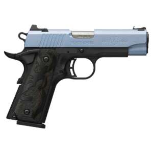 Browning 1911 Black Label 380 Auto (ACP) 3.6in Polar Blue Cerakote Pistol - 8+1 Rounds