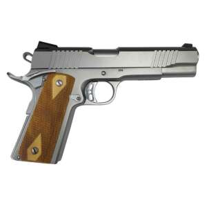 Rock Island Armory M1911-A1 Rock FS 9mm Luger 5in Stainless Pistol - 10+1 Rounds