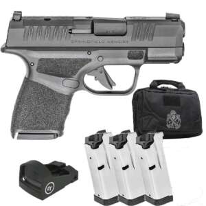 Springfield Armory Hellcat OSP Micro-Compact Gear Up Package 9mm Luger 3in Black Melonite Pistol - 10+1 Rounds - California Compliant