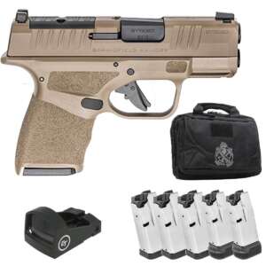 Springfield Armory Hellcat Pro Gear Up Package 9mm Luger 3.7in FDE Melonite Pistol - 10+1 Rounds