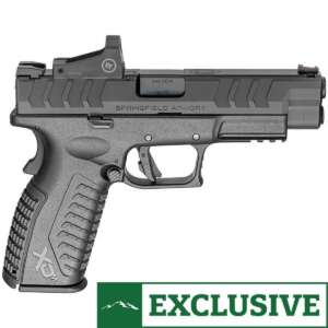 Springfield Armory XD-M Elite Defender with Crimson Trace 1500 Red Dot Sight 9mm Luger 4.5in Black Pistol - 19+1 Rounds