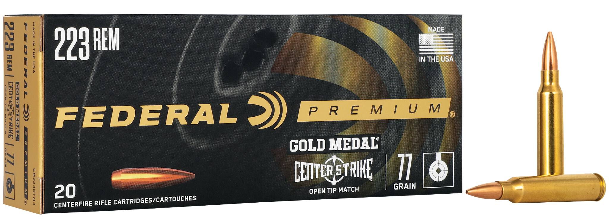 Federal Gold Medal 6mm ARC Match Ammunition - 20 Rounds
