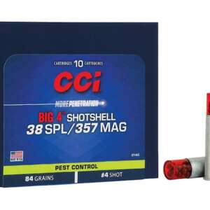 CCI Big 4 Shotshell 38 Special Ammo 84 Grain Lead Shot 200 rounds for sale
