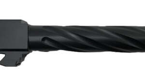 Fits Glock 19 9mm Match Thin Spiral Fluted Threaded Barrel  in Black - Glock Barrels - California Gun Shop