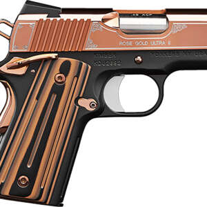 Kimber Rose Gold Ultra II 9mm 3″ Pistol - Machine Gun - California Gun Shop