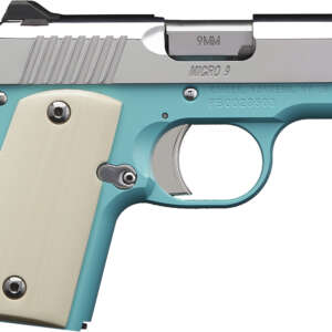Kimber Micro 9 Bel Air 9mm Pistol — Bel Air Blue - Machine Gun - California Gun Shop