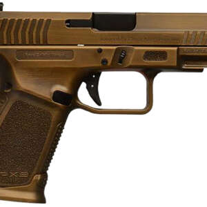 Gforce Arms GFRPX3C9BNZ Exodus  9mm Luger 15+1 4.02″ Black Steel Barrel, Bronze Cerakote Serrated Steel Slide, Bronze Cerakote Polymer Frame w/Accessory Rail, Textured Grip - Machine Gun - California Gun Shop