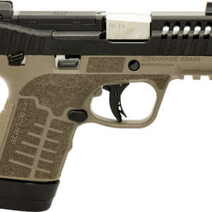 Savage Stance XR MC9 9mm 3.2″ 13+1 FDE/Black Nitride - Machine Gun - California Gun Shop